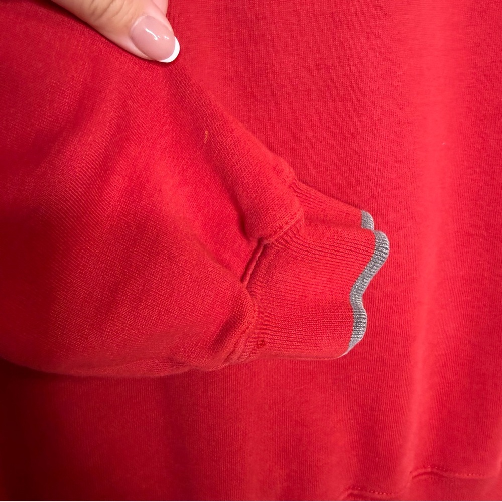 Vintage Disney Jerry Leigh Mickey Mouse Red Crewneck Sweatshirt - Size: L - Picture 4 of 8